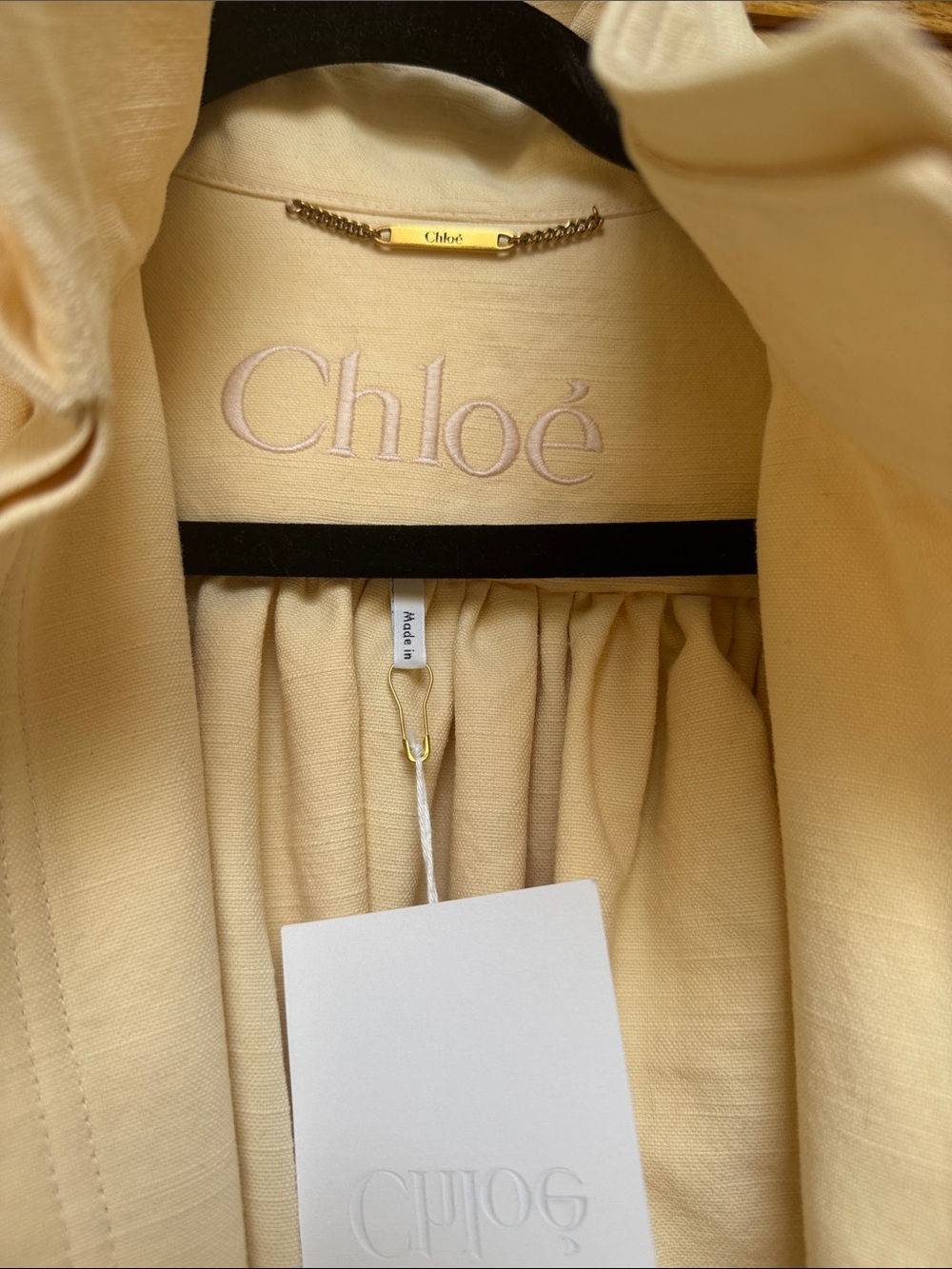Chloé Light Wheat Puff-Sleeve Jacket - Picture 2 of 11